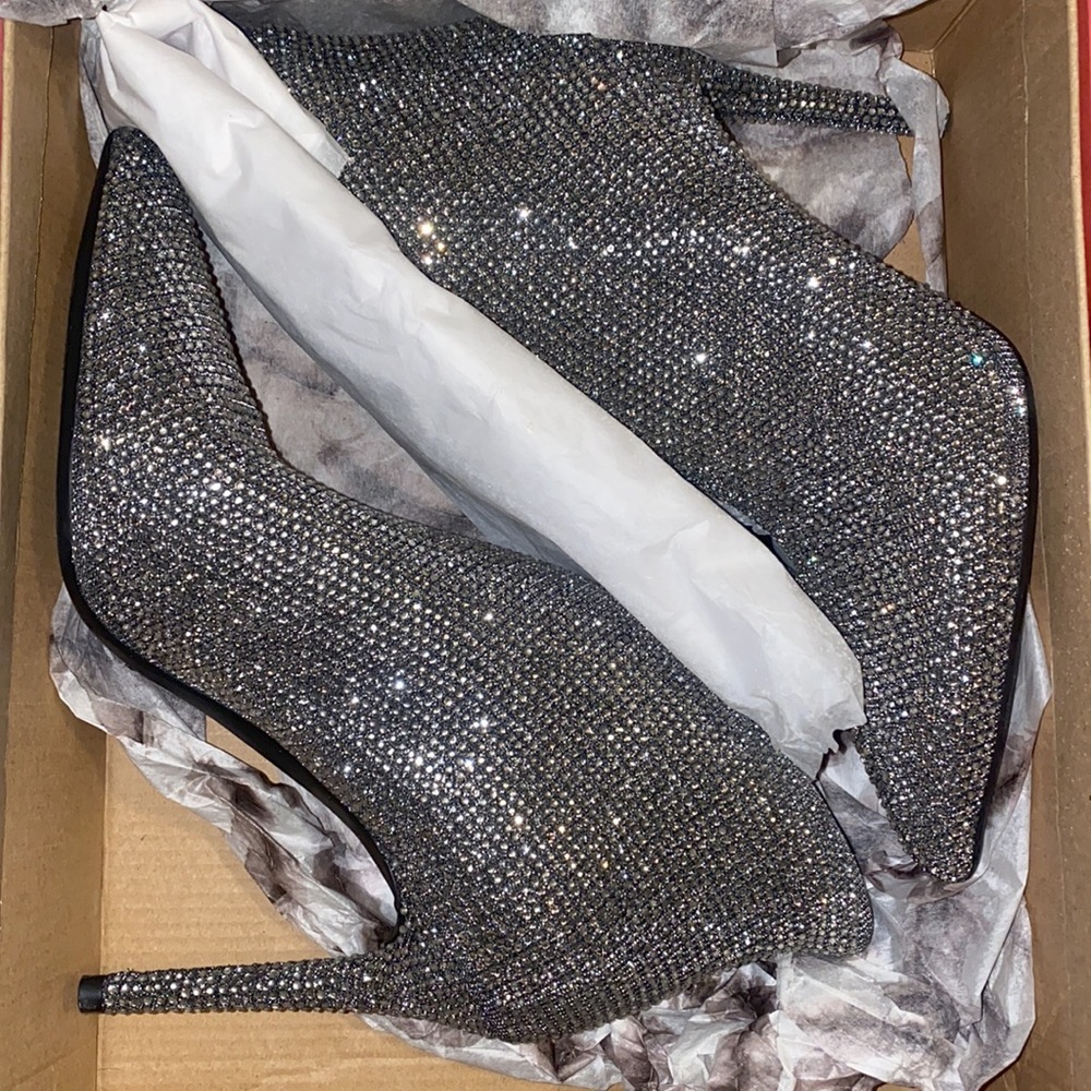 Rhinestoned Heels